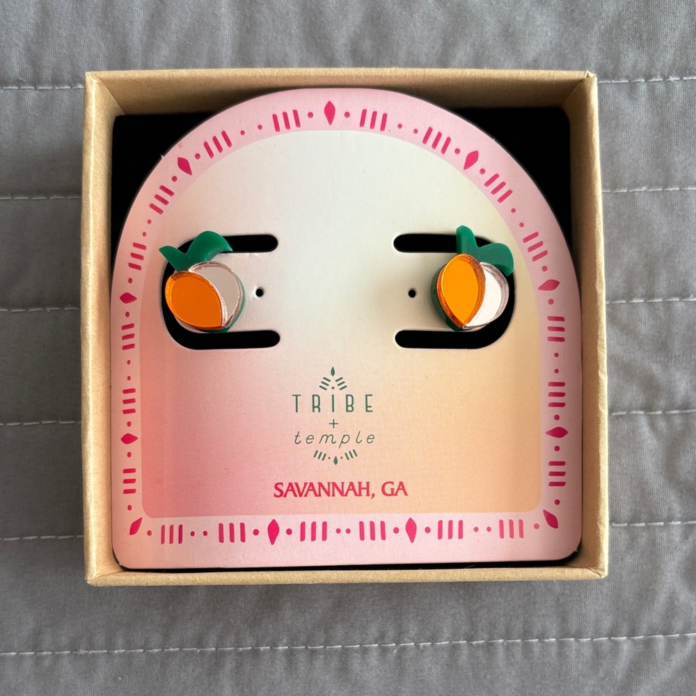 Peach Earrings